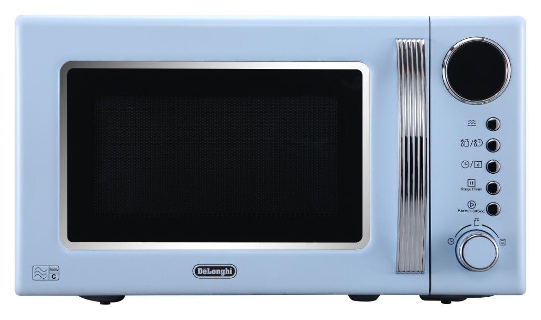 De'Longhi Vintage 700W Standard Microwave - Blue Review thumbnail