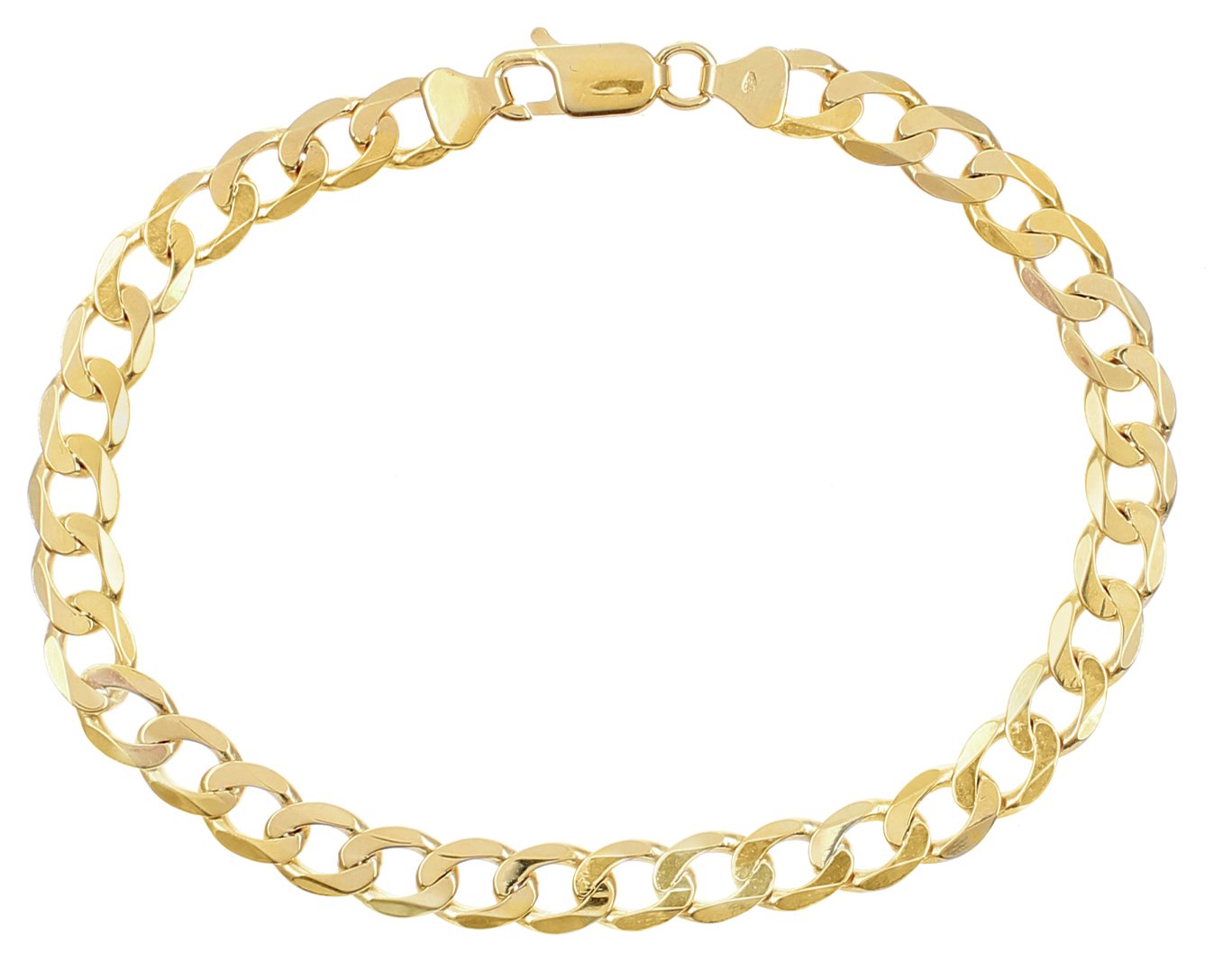 9 Carat Gold - 8 inch Curb Bracelet. Review - Reviews For You